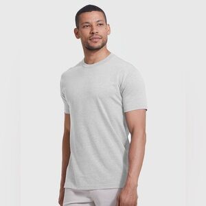 ❌SOLD❌ True Classic Light Heather Gray Crew Neck T-Shirt